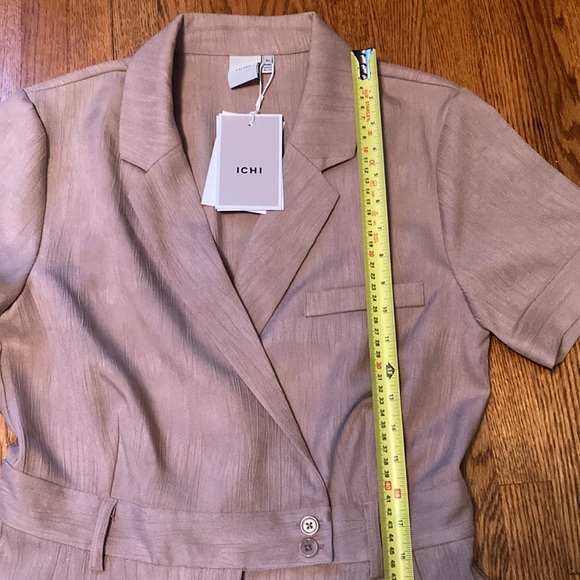 Simons Ihfantine overall shorts romper. Safari tan. NWT. - Picture 5 of 12